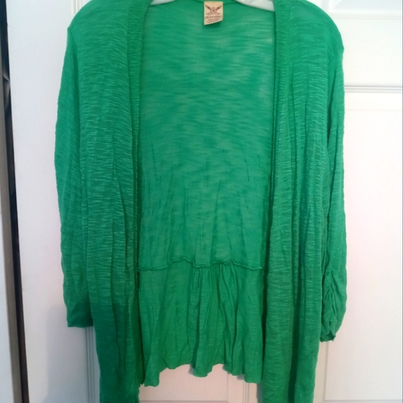 Sweaters - Women's plus size 2X/ 20 green cardigan